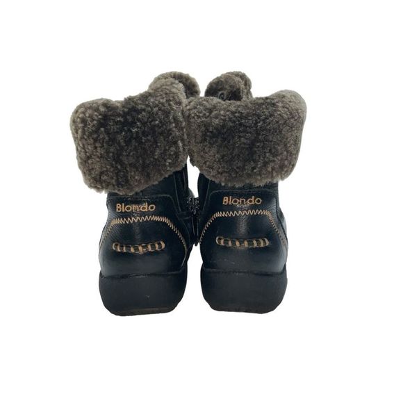 Michael Kors Womens Emma Claire Riding Boots Brown Straps Mid Calf Monogram 5 - Picture 3 of 8